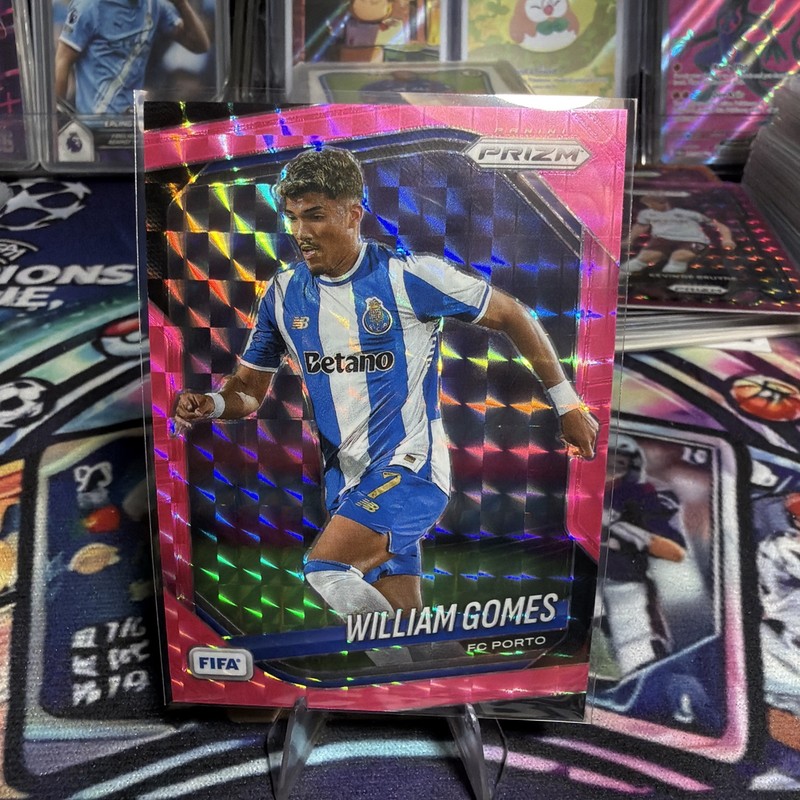 ⚽️William Gomes 2025-26 Panini Prizm FIFA Soccer Pink Power Prizm #267 ⚽️