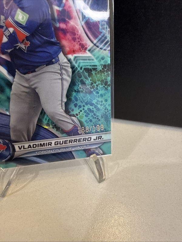 Vladimir Guerrero Jr. #69 Aqua Lava Refractor /199 2024 Bowman's Best Blue Jays gallery