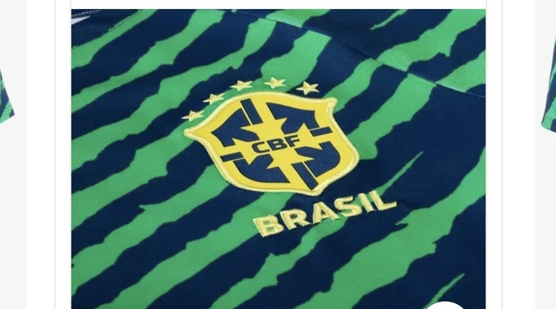 Nike Brazil CBF Men’s Dri-FIT Pre-Match Soccer Top M Football DM9544-490 gallery