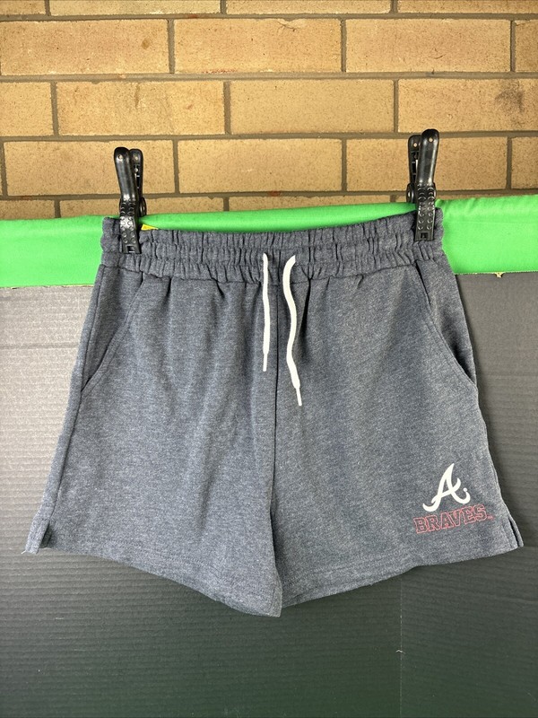 Genuine Merchandise Women’s MLB Fleece Lined Short Size M Gray