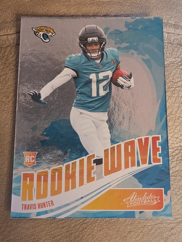 Travis Hunter – 2025 Panini Absolute #RW-THR Rookie Wave – Jacksonville Jaguars