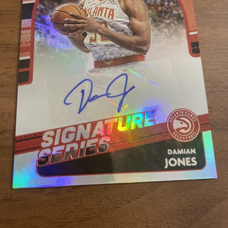 Damian Jones 2020-21 NBA Panini Donruss Signature Series Autograph Card SG-DJN gallery