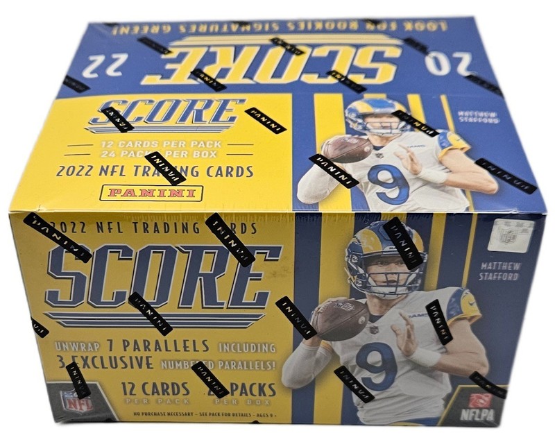 2022 Panini Score Football Factory Sealed 24 Pack Retail Display Box 288 Cards gallery