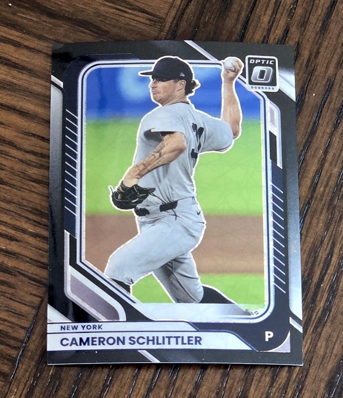 2026 Donruss Optic CAM SCHLITTLER Black Velocity Prizm #34/39