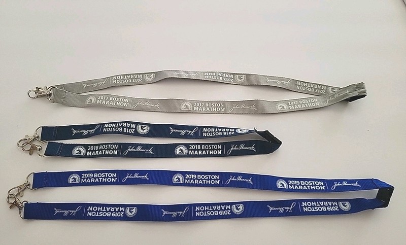 Boston Marathon John Hancock Lanyard Lot Of 3 – 2017, 2018, & 2019