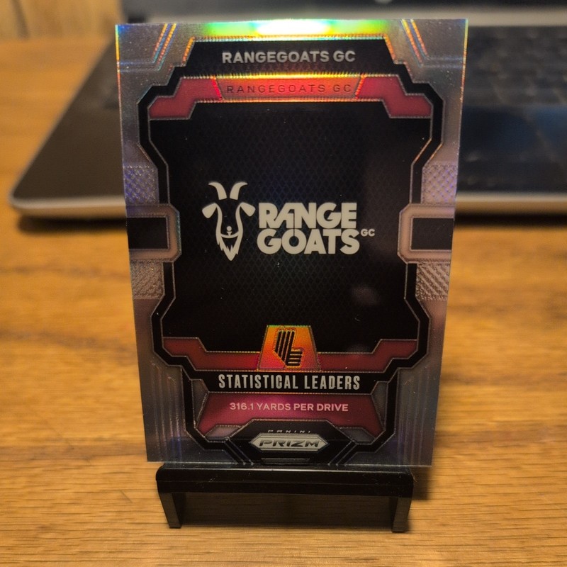 2024 Panini Prizm LIV Golf RangeGoats GC Statistical Leaders Silver Prizm #96