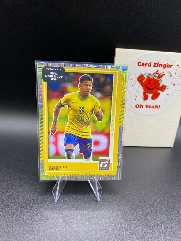 2025-26 Donruss Road to FIFA World Cup SAVINHO Maze Parallel Brazil #186