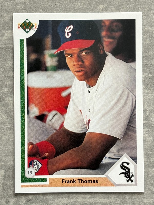 1991 Upper Deck FRANK THOMAS “Flipping the Middle Finger” Real Rookie Card #246