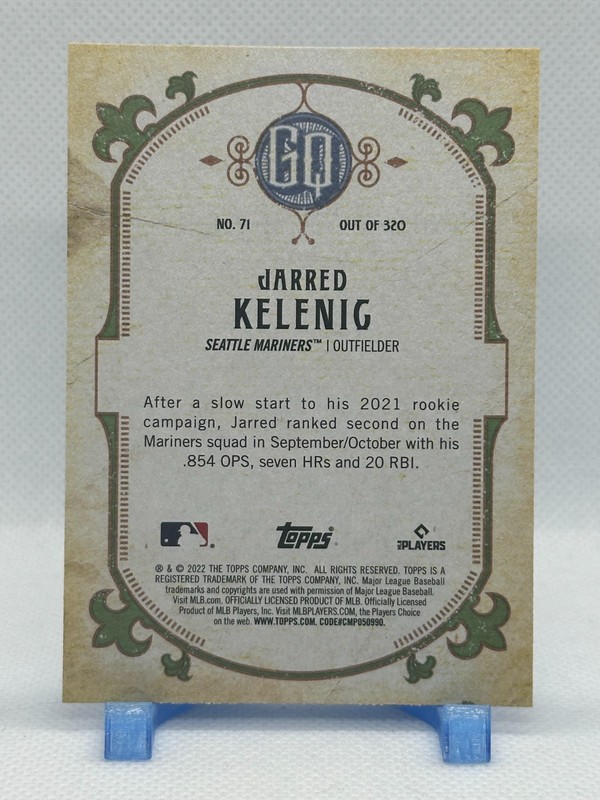 Jarred Kelenic 2022 Topps Gypsy Queen #71 - Seattle Mariners gallery