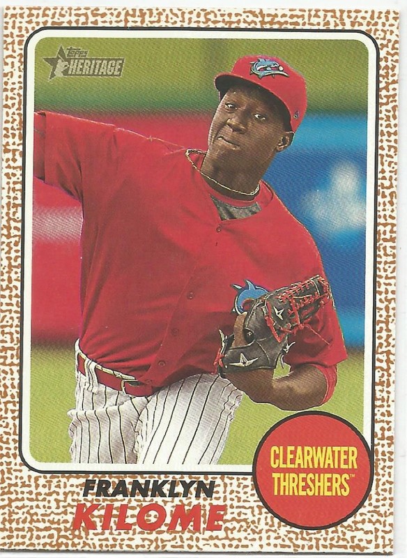 Franklyn Kilome Philadelphia Phillies 2017 Topps Heritage Minors