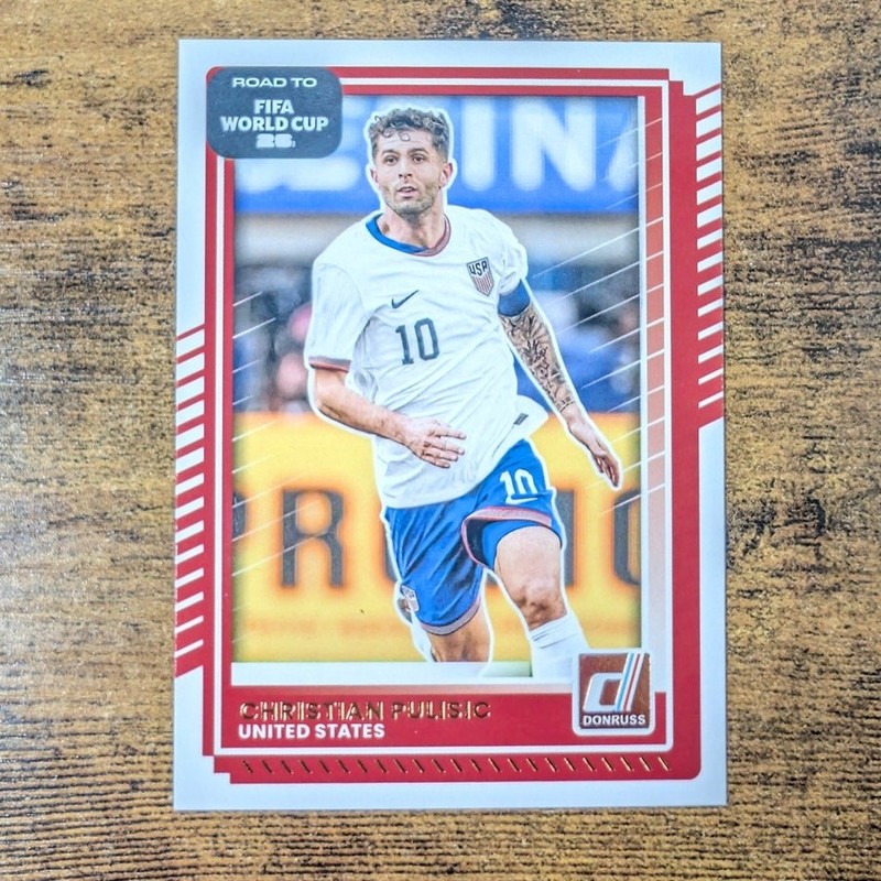 2025-26 Donruss Road to FIFA World Cup Christian Pulisic #25 Base USA
