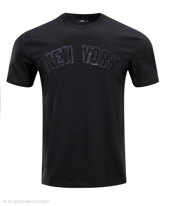 Pro Standard New York Yankees Men’s Black On Black Blackout T-Shirt Sz XL