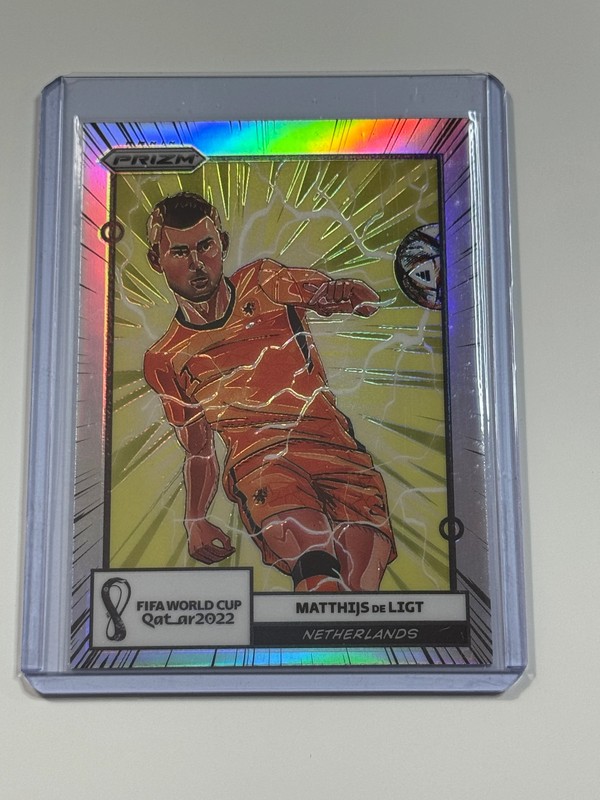 2022 Panini Prizm World Cup Manga #13 Matthijs De Ligt