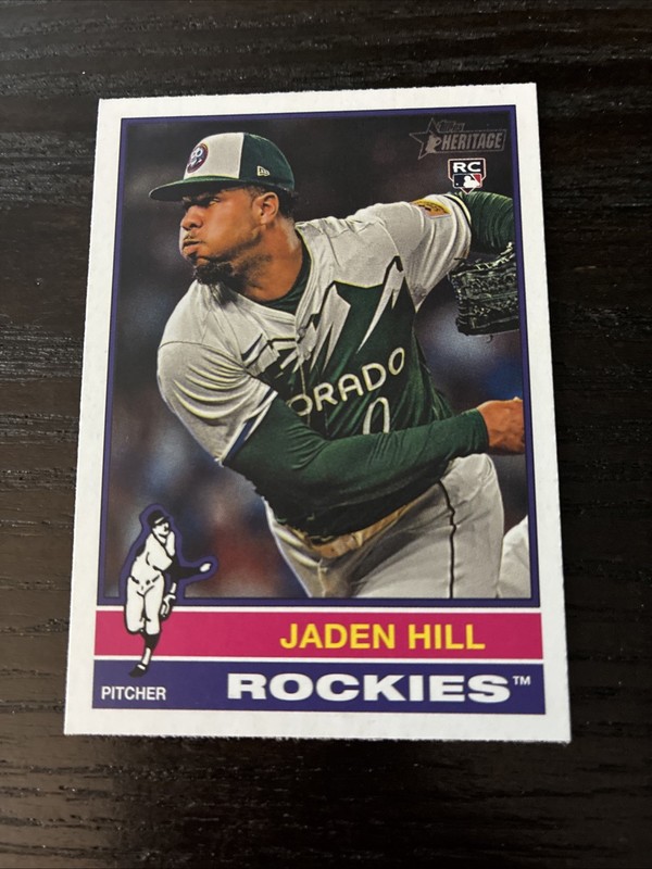 2025 Topps Heritage – Jaden Hill #398 (RC)