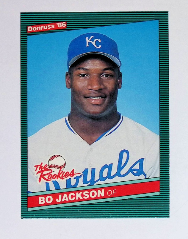1986 Donruss The Rookies – Bo Jackson #38 (RC) Singles