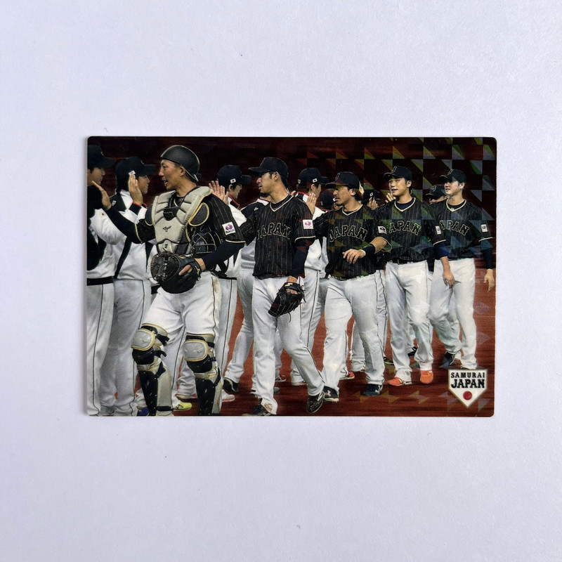 2017 Calbee Samurai Japan Checklist Card #SJ-36 (Includes Shohei Ohtani)