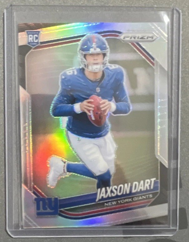 2025 Panini Prizm – Rookies Jaxson Dart #332 Silver Prizm (RC)