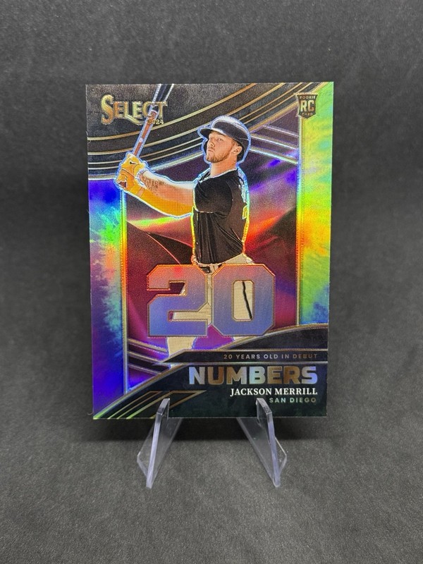 2024 Panini Select JACKSON MERRILL /25 🔥 Tie Dye Rookie Numbers RC #7 SP