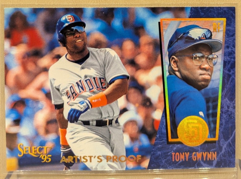 1995 Select ARTIST PROOF #94 Tony Gwynn Padres HOF RARE HOLOFOIL PARALLEL