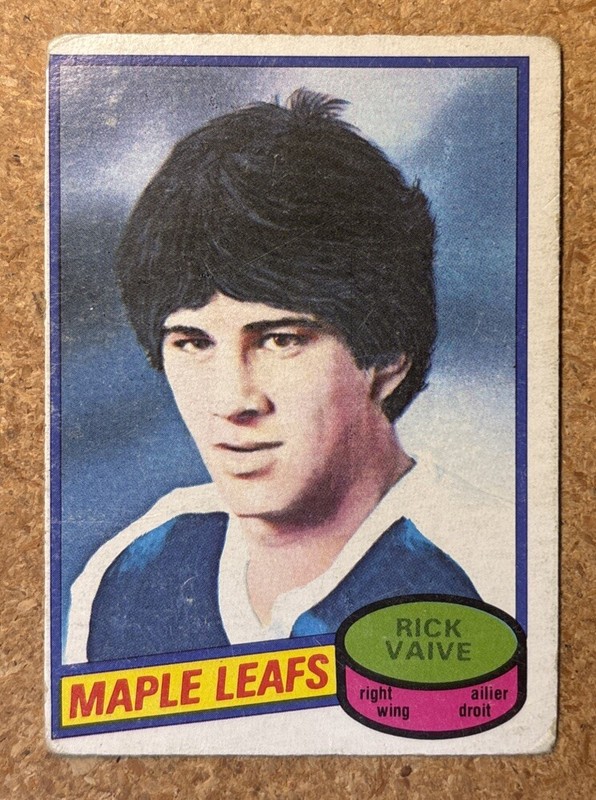 1980-81 O-Pee-Chee Rick Vaive #242 Rookie RC