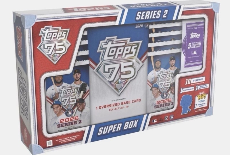 Qty! 2026 Topps Series 2 Super Box – In Hand Ready To Ship!!