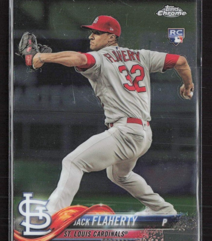 2018 Topps Chrome Update #HMT18 Jack Flaherty St. Louis Cardinals (JB)