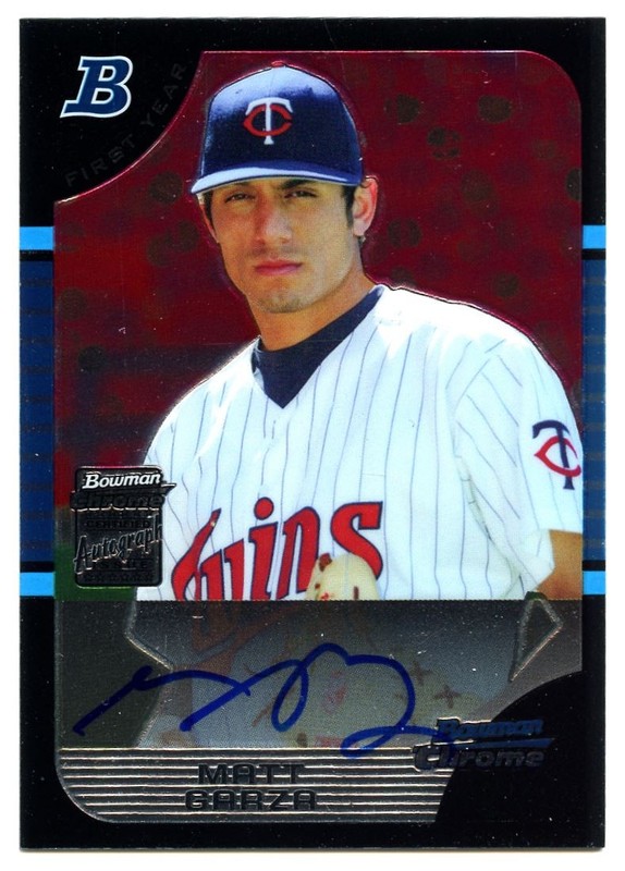 2005 Bowman Draft Picks Chrome #BDP173 Matt Garza AUTO Rookie