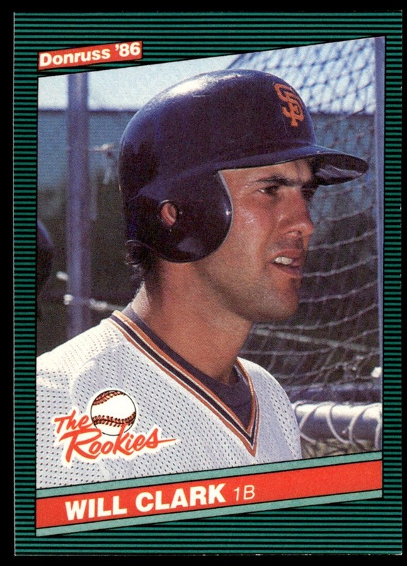 1986 Donruss The Rookies Will Clark #32