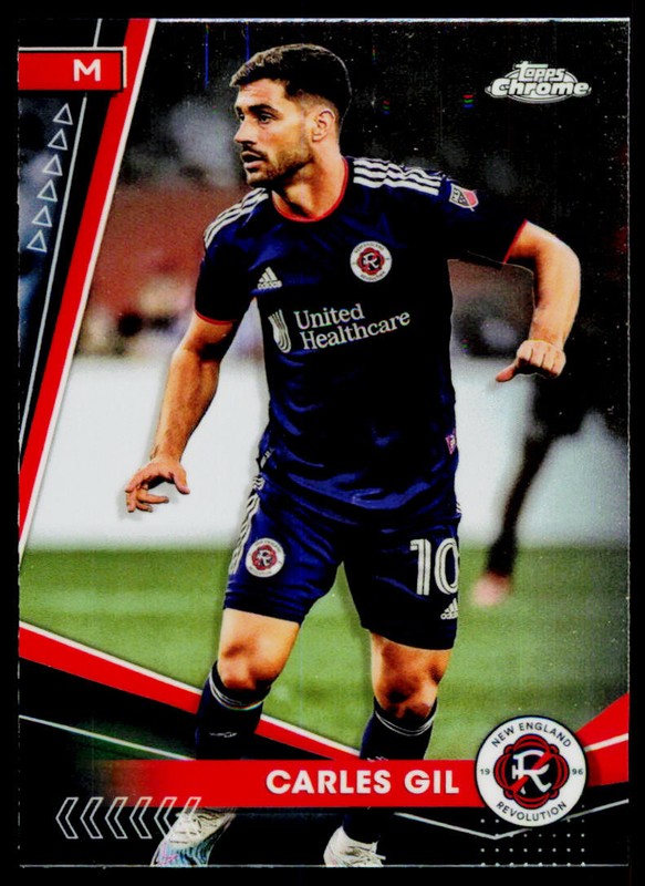 2024 Topps Chrome MLS Carles Gil 4 New England Revolution