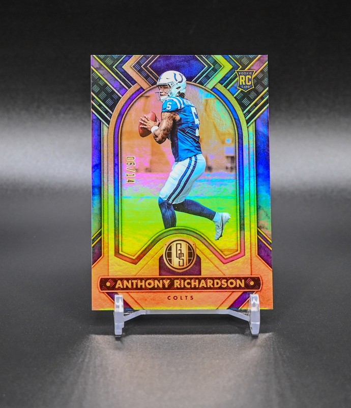 2023 Panini Gold Standard Football #102 Anthony Richardson RC 05/14 gallery