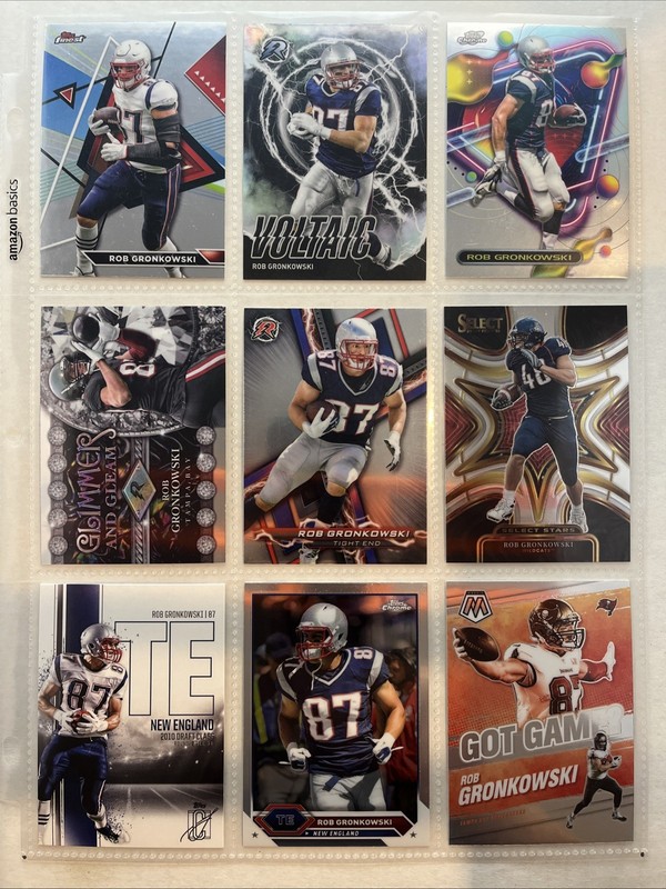 Rob Gronkowski 9 Card Lot