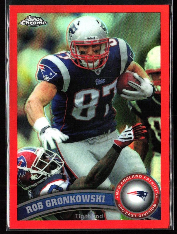 2011 Topps Chrome – Rob Gronkowski #132 Orange Refractor 2nd Year…