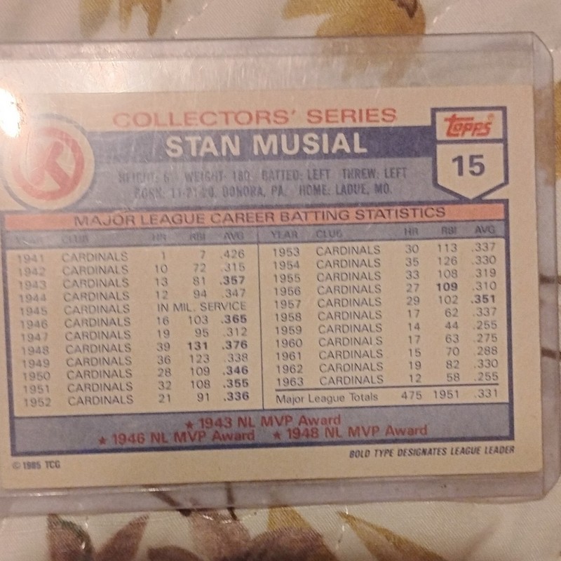 Topps 1988 Baseball 3-Card Lot Jose Canseco Stan Musial #15 Rich Dyer gallery