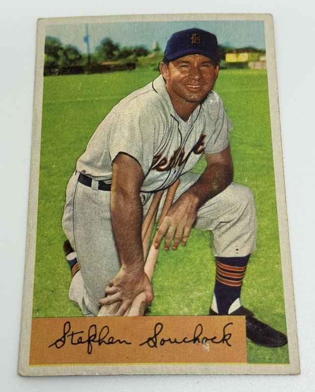 1954 Bowman – Steve Souchock – #103 Detroit Tigers