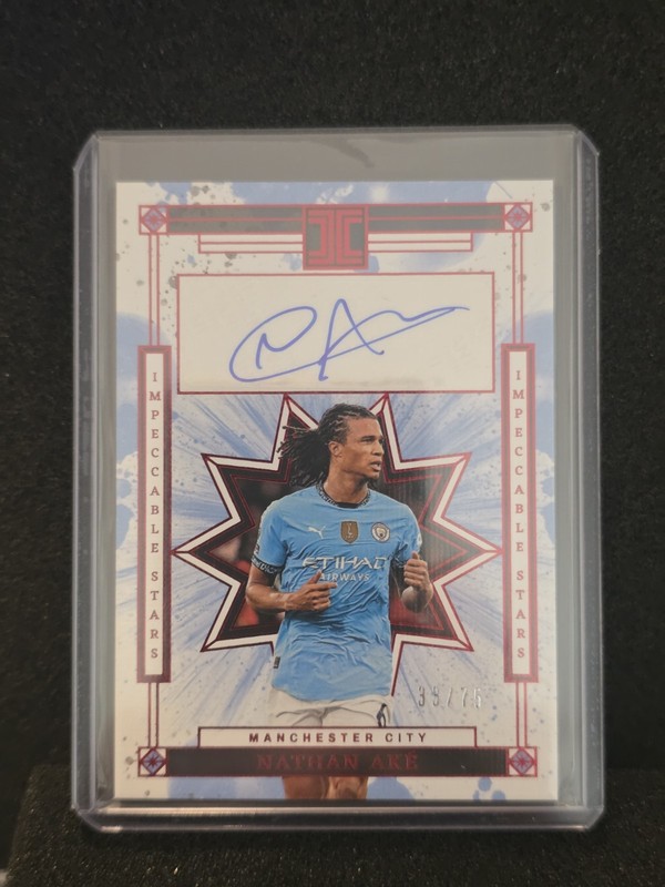 2024-25 Panini Impeccable Premier League – Impeccable Stars Nathan Ake #IS-NA…