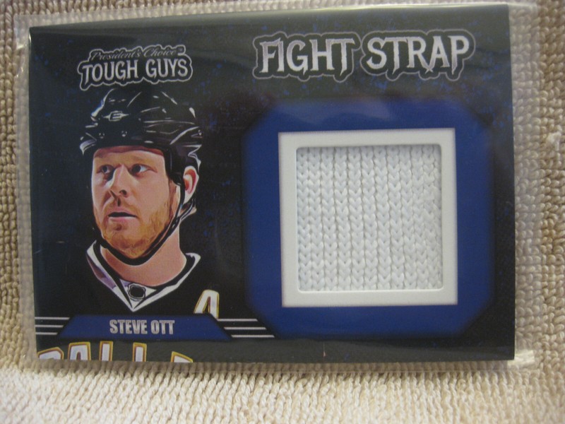 2023-24 PC Tough Guys Enforcers Steve Ott #FS-38 Fight Strap mint [limited /4]