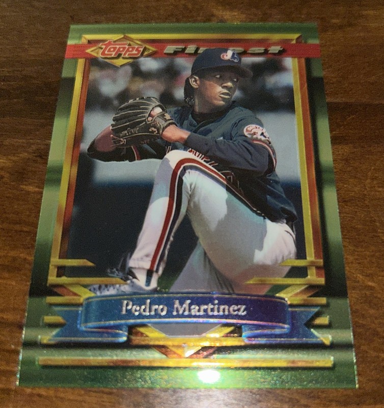 1994 Topps Finest Pedro Martinez 362 CENTERED Expos Red Sox gallery