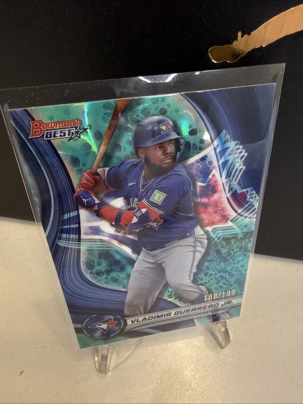 Vladimir Guerrero Jr. #69 Aqua Lava Refractor /199 2024 Bowman's Best Blue Jays gallery