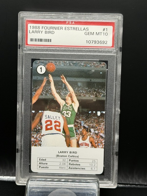 1988 Fournier Estrellas – Larry Bird #1