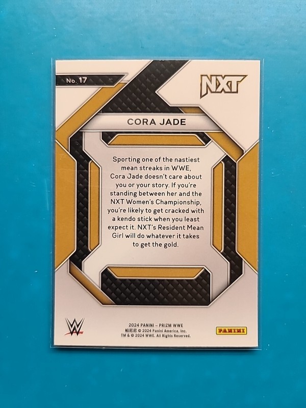 2024 Panini Prizm WWE CORA JADE #17 EMERGENT Insert NXT gallery