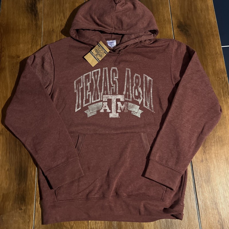 Texas Am Aggies NCAA Men Red Hoodie Sweatshirt Medium