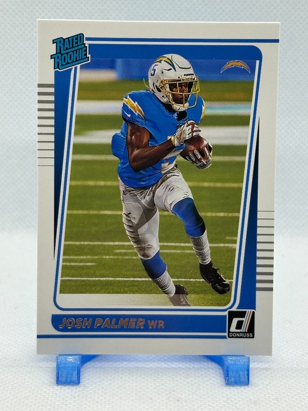 Josh Palmer 2021 Panini Donruss – Rated Rookie #277 (RC) – Los Angeles Chargers