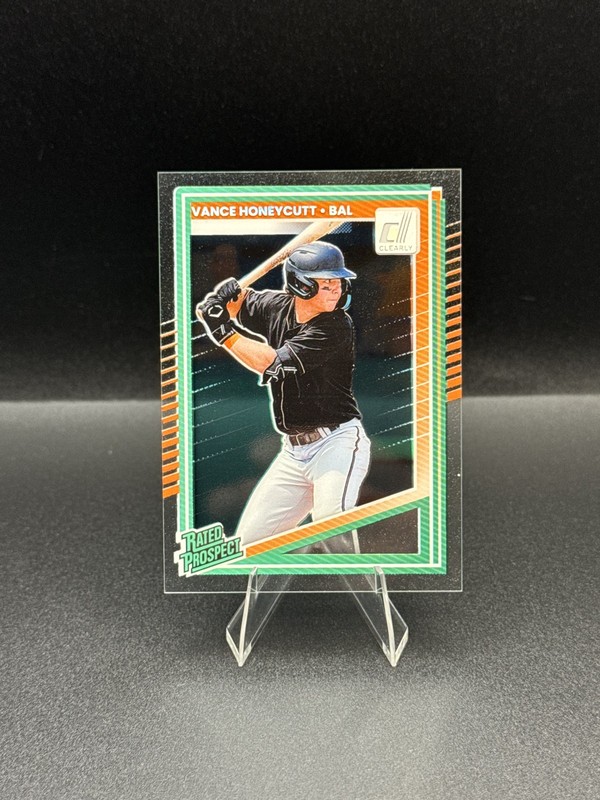 2025 Panini Donruss – Clearly Rated Prospects Vance Honeycutt #161 (RC)