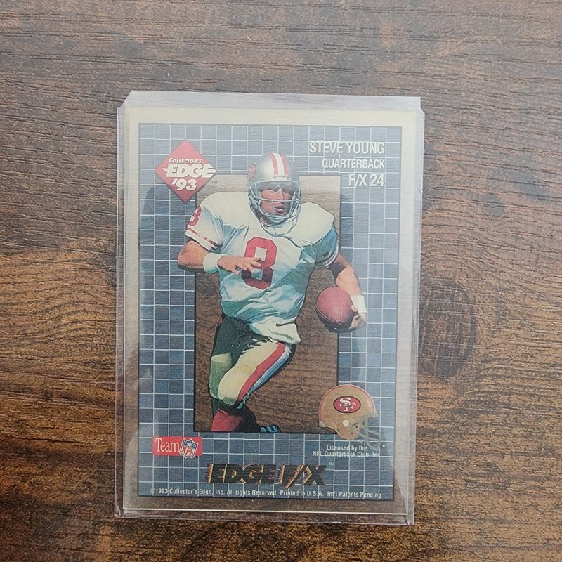 1993 Collectors Edge Steve Young #F/X24 San Francisco 49ers HOF