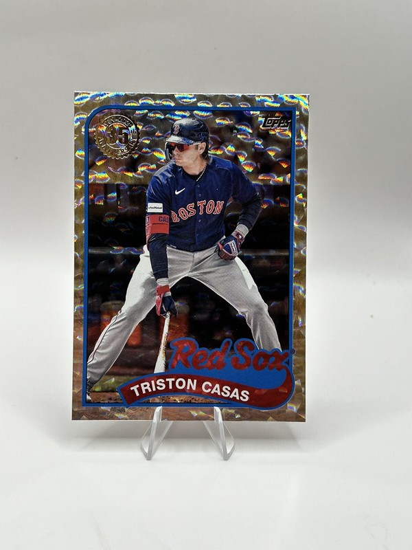 Triston Casas 2024 Topps Series 2 89B2-20 1989 Anniversary Foilboard Red Sox