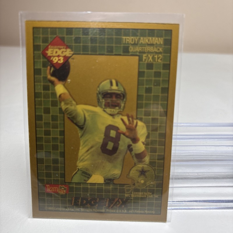 1993 collectors edge rookies FX Gold Troy aikman #F/X12 Rare
