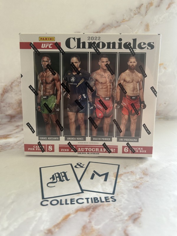 2022 PANINI CHRONICLES UFC HOBBY BOX NEW FACTORY SEALED