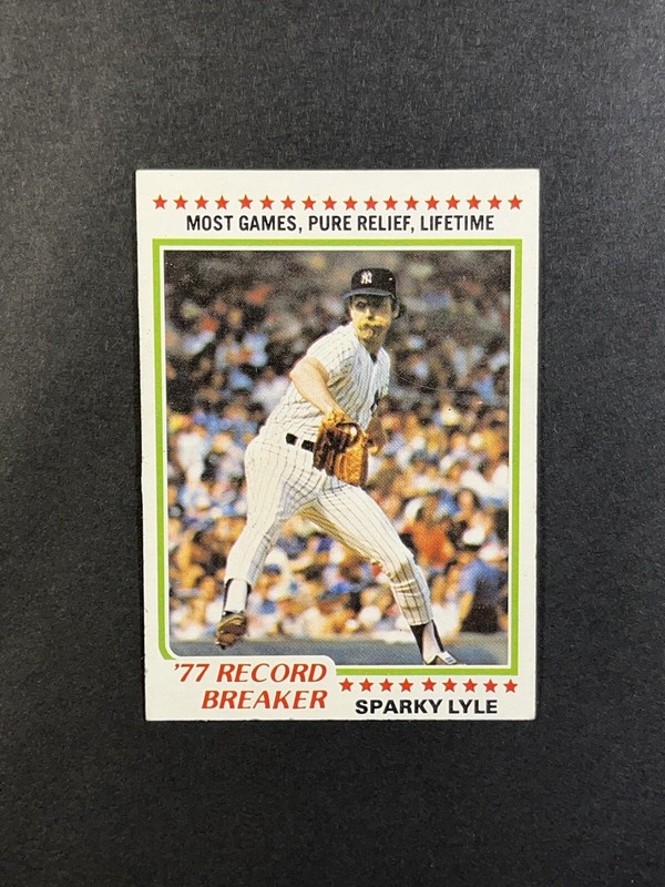 1978 Topps #2 Sparky Lyle RB – EX