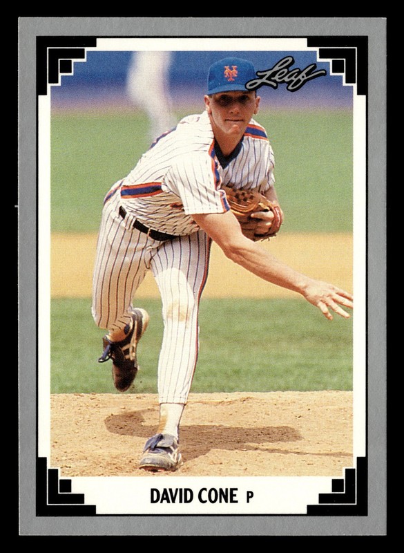 David Cone 1991 Leaf #253 New York Mets BASEBALL *211