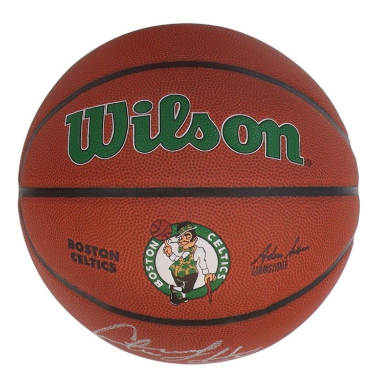 Antoine Walker Signed Wilson Boston Celtics Logo NBA FS Basketball SCHWARTZ COA gallery